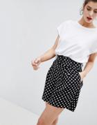 Stradivarius Belt Detail Spot Short - Multi