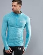 Corex Seamless Long Sleeve Top - Blue