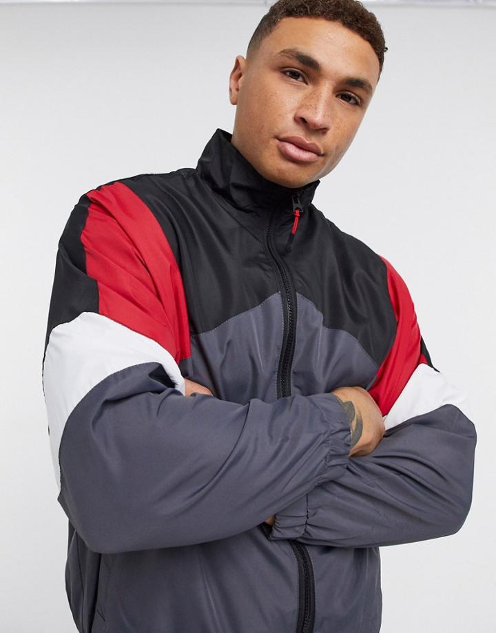 Brave Soul Track Jacket-black