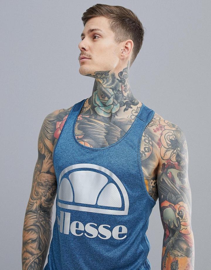 Ellesse Sport Ultra Tank In Blue - Blue