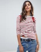 G-star Organic Cotton Stripe Long Sleeve Top-multi