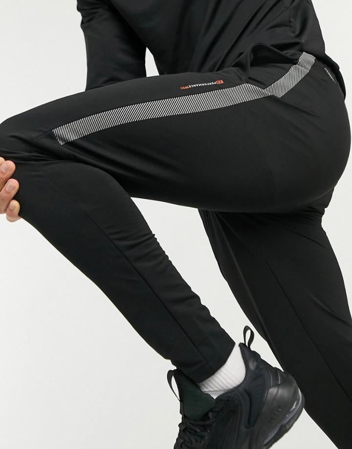 Jack & Jones Core Performance Set Sweatpants In Nano Tech Black