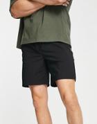 Jack & Jones Intelligence Slim Fit Technical Shorts In Black