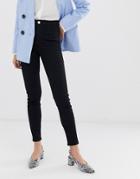 River Island Kaia Skinny Jean In Black - Black
