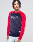 Fila Black Velour Sweatshirt - Navy