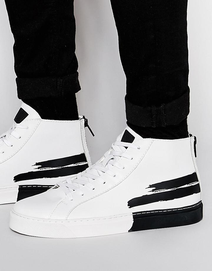 Religion Hi-top Sneakers - White