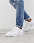 Adidas Originals Rivalry Low Sneakers In Triple White - White