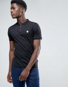 Le Breve Slim Fit Polo Shirt - Black