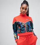 Nike Red Tropical Hyper Femme Print Tracksuit Jacket