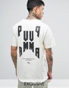 Puma Oversized Graphic T-shirt In White Exclusive To Asos 57534301 - White