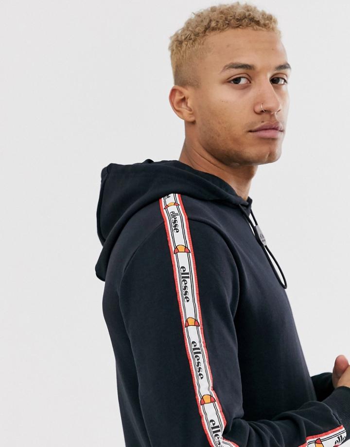 Ellesse Monterrey Hoodie With Drawstring Toggle In Black