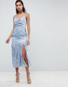 Finders Floral Cami Midi Dress - Blue