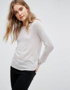 Vero Moda Scoop Neck Sweater - Silver