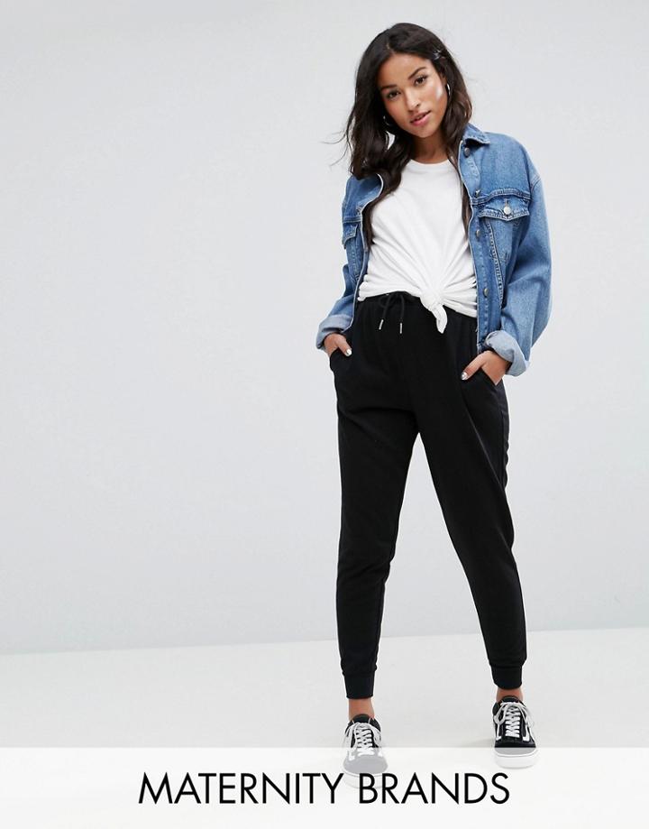 New Look Maternity Under The Bump Jogger - Black