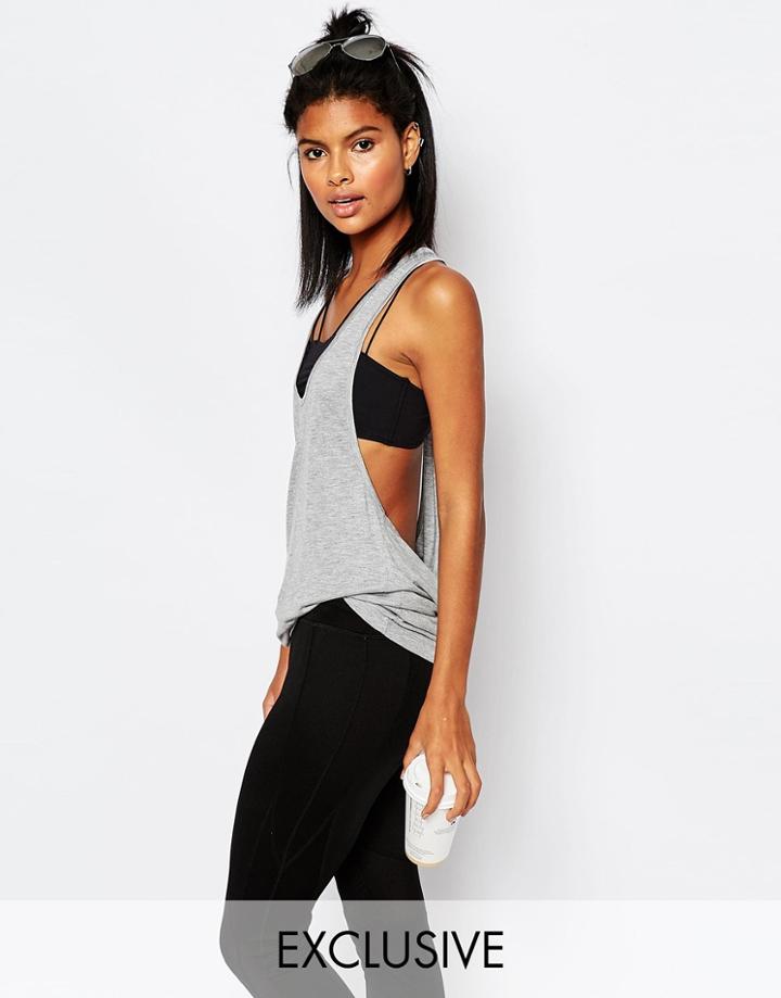 Y.a.s Woodsen Wrest Top - Gray