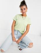 Levi's Crew Neck T-shirt With Pocket In Green