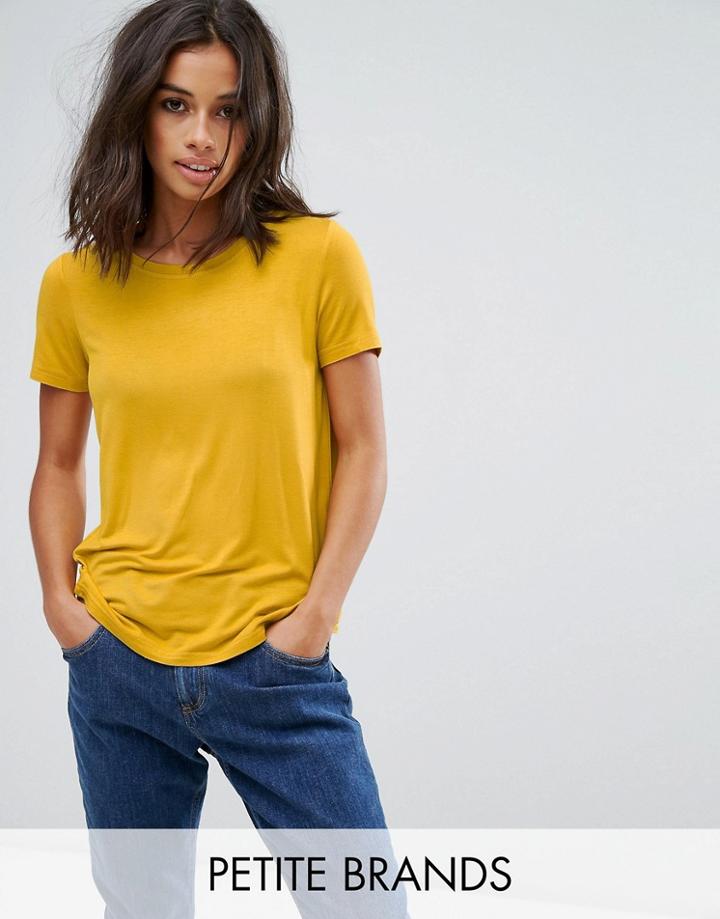 Noisy May Petite T-shirt - Yellow
