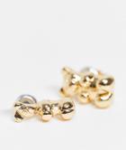 Reclaimed Vintage Inspired Gummy Bear Earrings In Gold