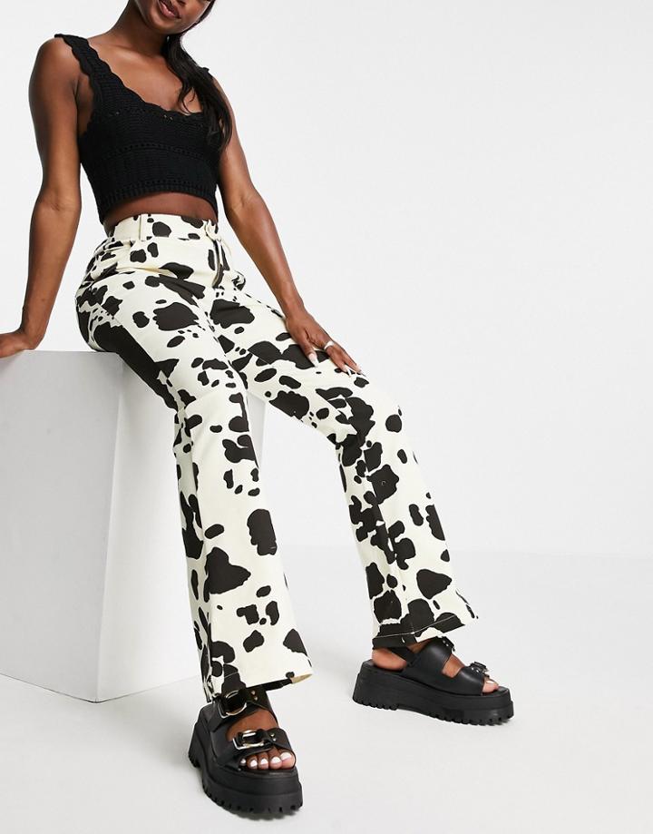 Emory Park 90's Pants In Cow Print-brown