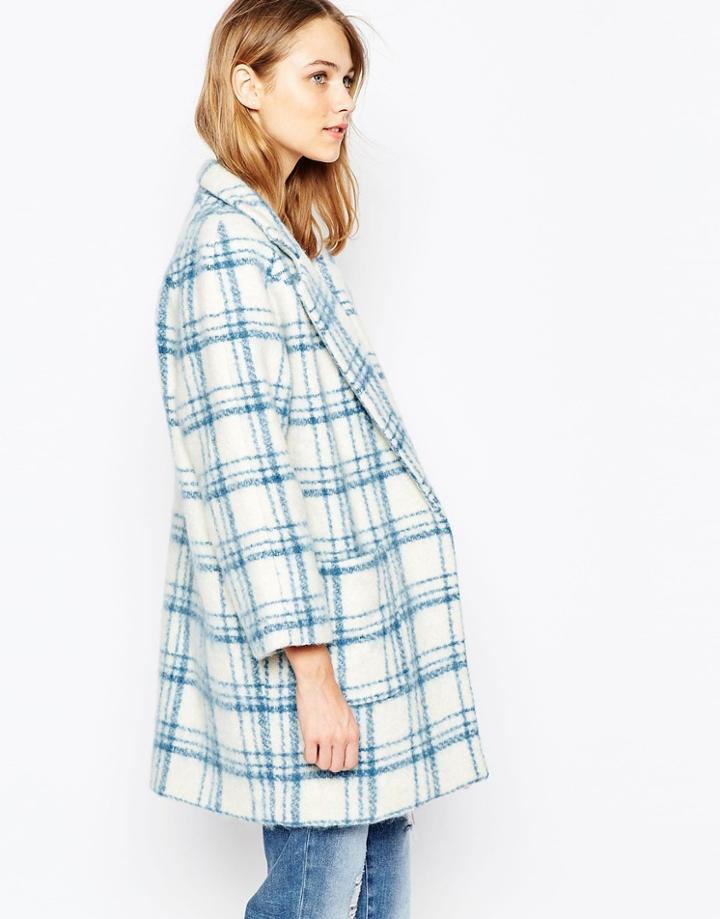Ganni Checked Coat