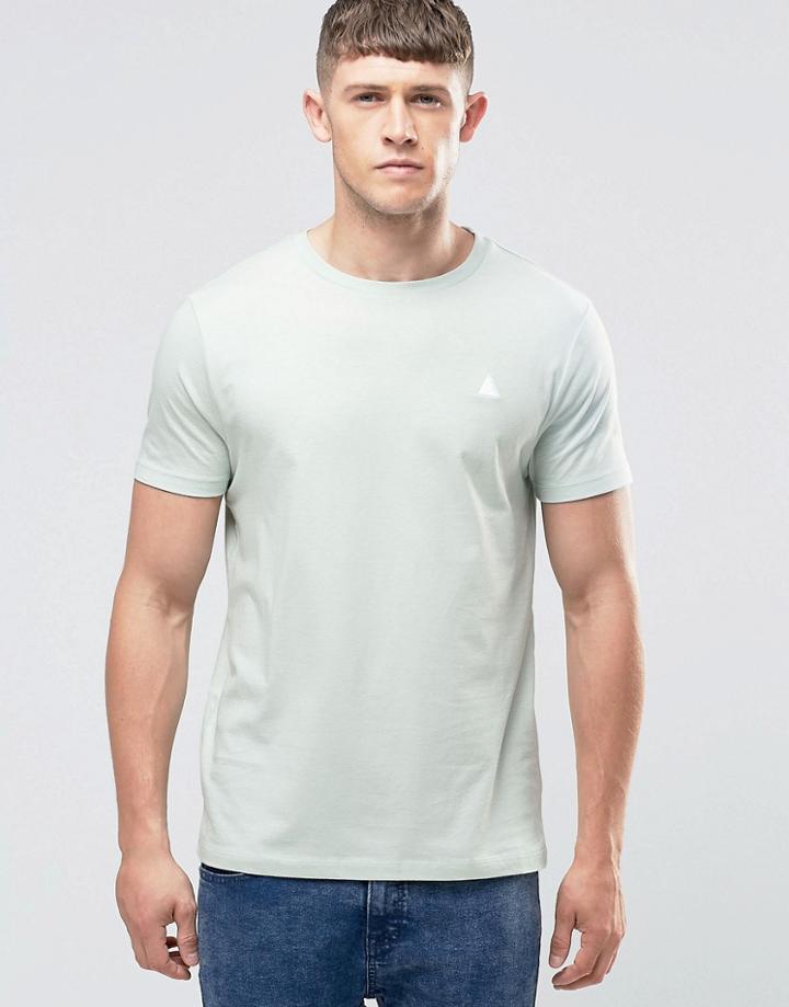 Asos T-shirt With Crew Neck And Logo In Mint - Aqua Mint