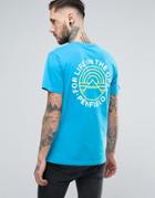 Penfield Emblem Back Print T-shirt In Blue - Blue