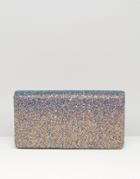 Asos Longline Glitter Clutch Bag - Multi