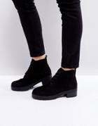 Truffle Collection Lace Up Low Ankle Boot - Black