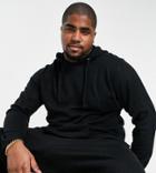 French Connection Plus Soft Touch Hoodie In Navy