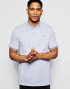 G-star Polo Pitro Pique Contrast Detail In Gray - Gray Htr