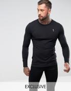 Religion Long Sleeve Logo T-shirt In Black