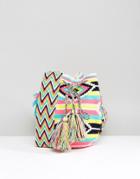 Jardin Del Cielo Multi Brights Mochilla Bag - Pink