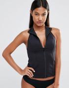 Heidi Klum Swim Black Rach Tank - Black