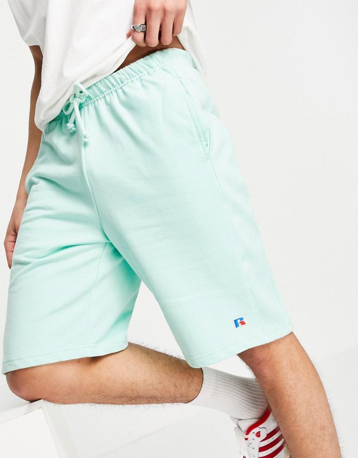 Russell Athletic Forester Logo Shorts In Green