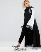 Reclaimed Vintage Extreme Oversized Kimono With Sports Tipping - Multi