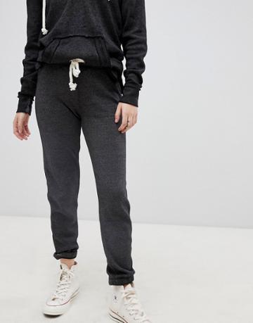 Ocean Drive Burnout Joggers In Gray - Black