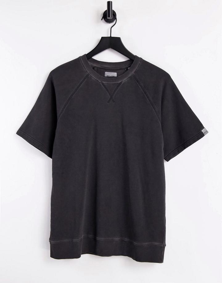 Only & Sons Organic Cotton Regular Short Sleeved Washed Sweat In Black - Part Of A Set