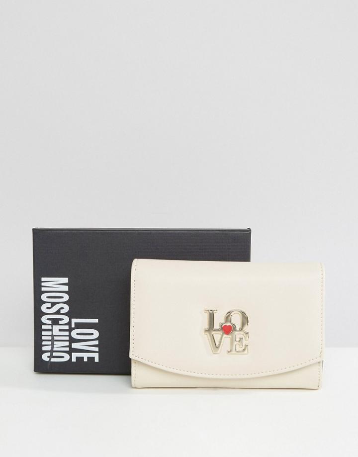 Love Moschino Purse - Cream