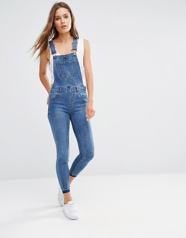 New Look Denim Overalls - Blue