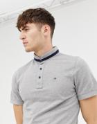 Tommy Hilfiger Tipped Polo Shirt - Gray