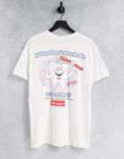 Vintage Supply Toothpaste Print T-shirt In White