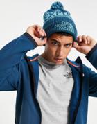 The North Face Retro Pom Beanie In Blue-blues