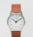 Limit Watch In Tan Exclusive To Asos-brown