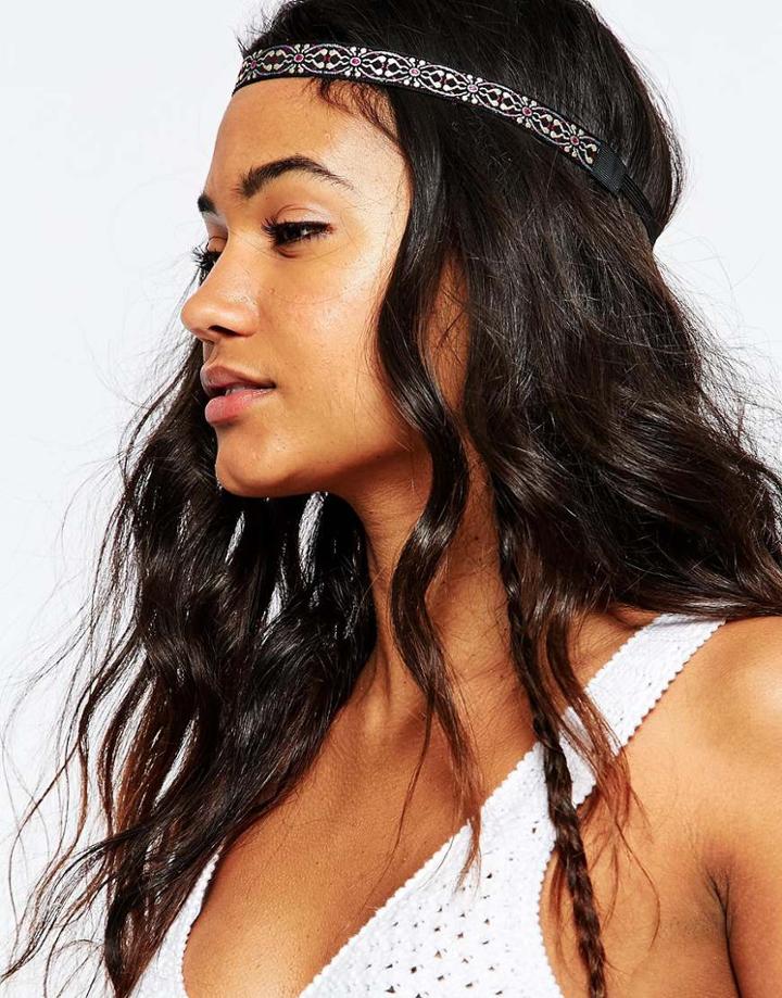 Asos Festival Ribbon Headband - Multi