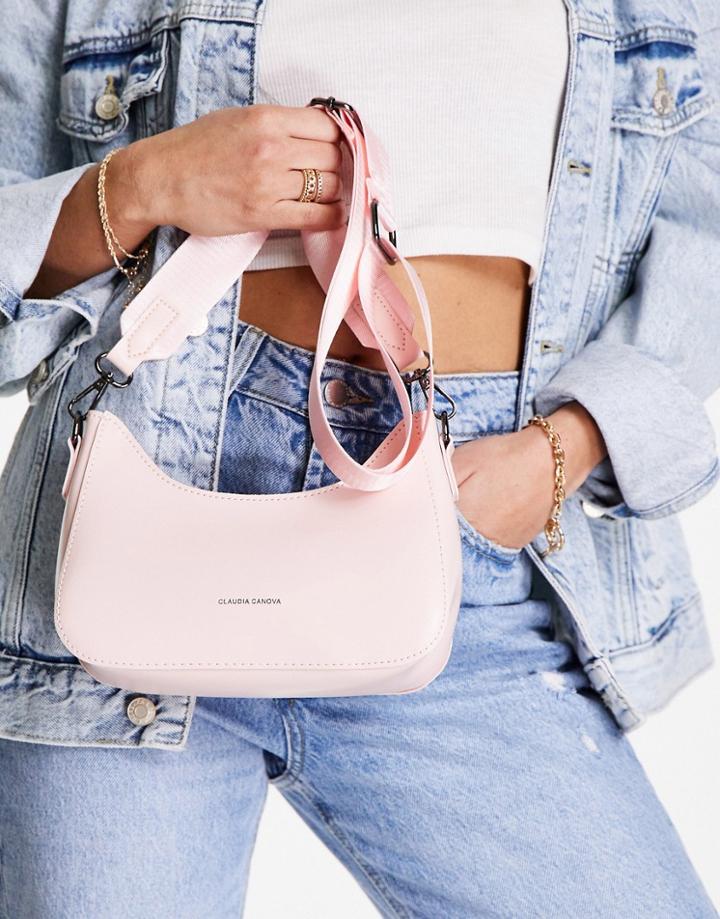 Claudia Canova Utility Strap Shoulder Bag In Pink