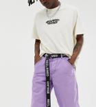 Reclaimed Vintage Branded Long Belt - Black