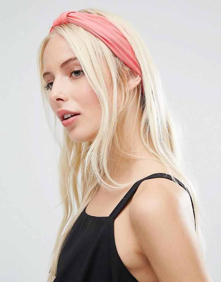 Johnny Loves Rosie Albany Large Knot Headband - Red