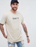 Asos Oversized T-shirt With Bants Print - Beige