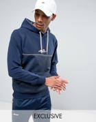 Ellesse Hoodie With Piping - Navy