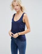 Asos The New Ultimate Tank - Navy